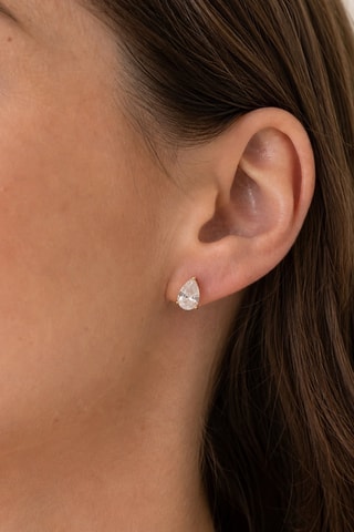 Synthetische Diamant van 3,03 karaat - Peervormig