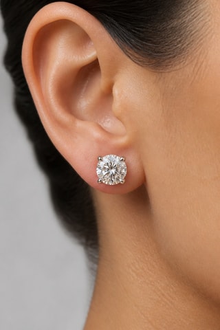 Synthetische Diamant van 3,03 karaat - Glanzend