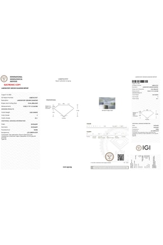 Synthetische Diamant van 3,03 karaat - Ovaal