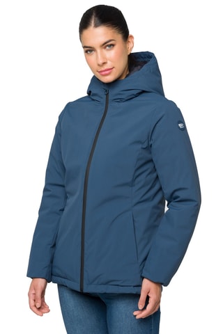 Doudoune regular à capuche Millaa - Bleu