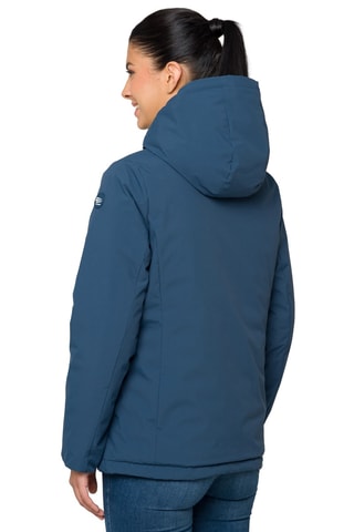 Doudoune regular à capuche Millaa - Bleu