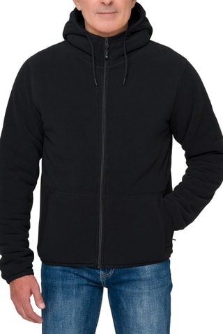 Sweat regular à capuche Blizzard - Noir