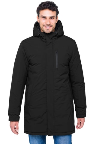 Parka regular à capuche Latemar - Noir