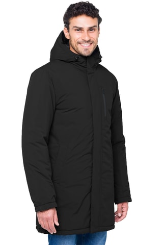 Parka regular à capuche Latemar - Noir