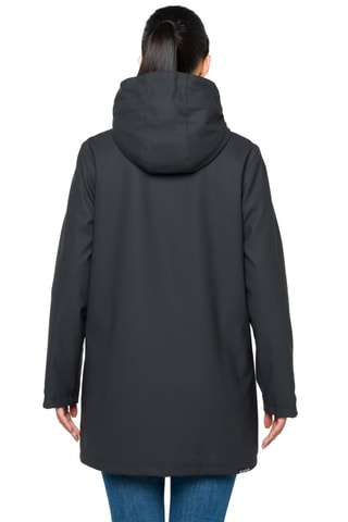 Parka regular à capuche Karen - Beige et gris