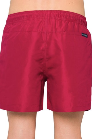 Short de bain Kandara - Blanc et rouge