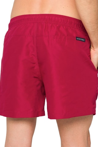 Short de bain Kandara - Blanc et rouge