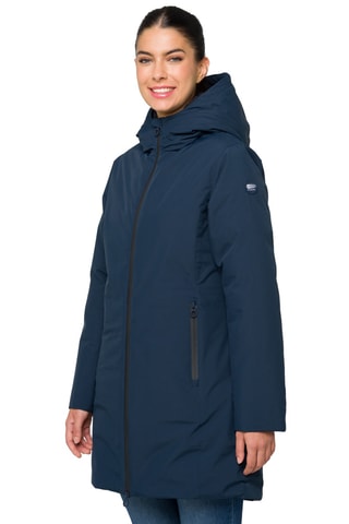 Parka regular à capuche Anouk - Bleu