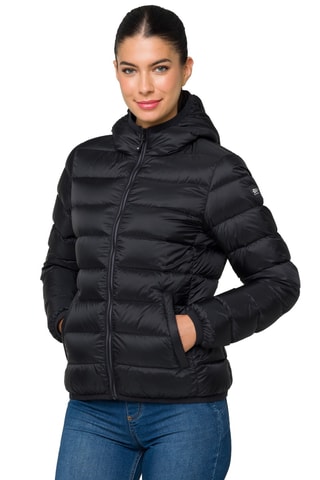 Doudoune regular à capuche Chloe - Noir