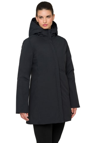 Parka regular à capuche Nakeela - Noir