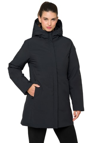 Parka regular à capuche Nakeela - Noir