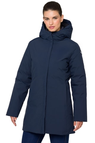 Parka regular à capuche Nakeela - Bleu