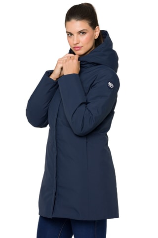 Parka regular à capuche Nakeela - Bleu