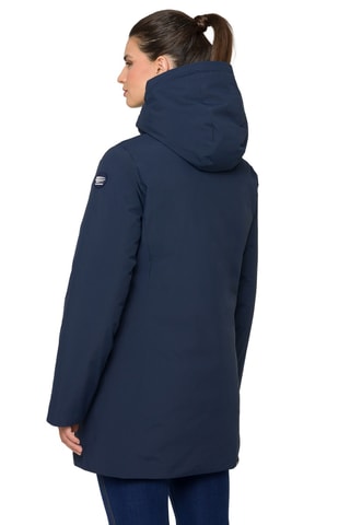 Parka regular à capuche Nakeela - Bleu