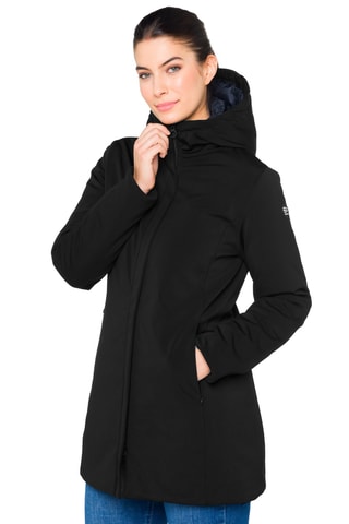 Parka regular à capuche Jaqueline - Noir