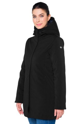 Parka regular à capuche Jaqueline - Noir