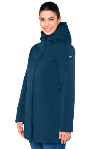 Parka regular à capuche Jaqueline - Bleu