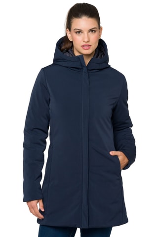 Parka regular à capuche Jaqueline - Bleu