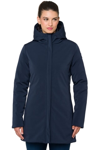 Parka regular à capuche Jaqueline - Bleu