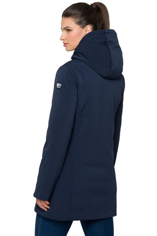 Parka regular à capuche Jaqueline - Bleu