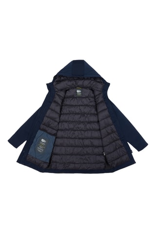 Parka regular à capuche Jaqueline - Bleu