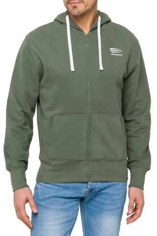 Sweat regular à capuche Waisai - Beige et kaki