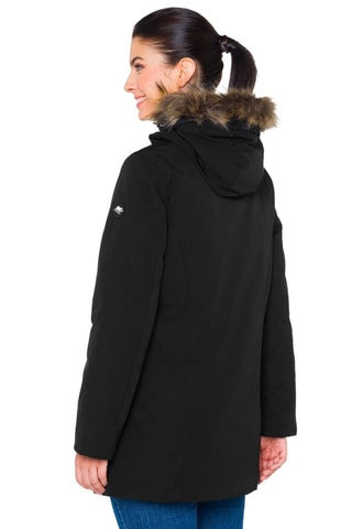 Parka à capuche Mathilde - Marron et noir