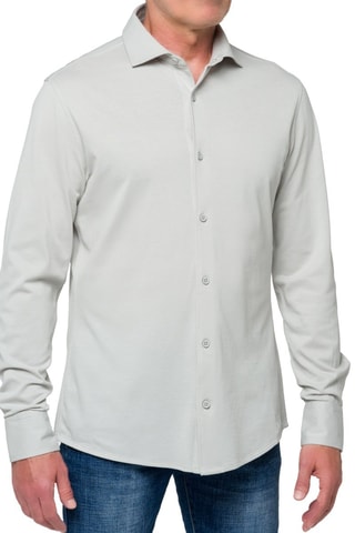 Chemise regular Jefferson - Gris clair