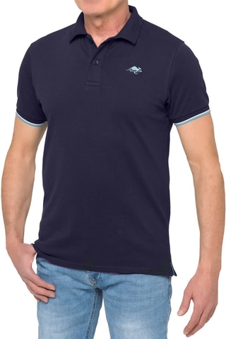 Polo regular - Bleu marine et bleu