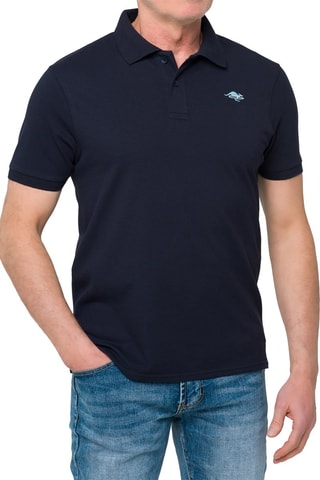 Polo regular - Bleu marine et bleu