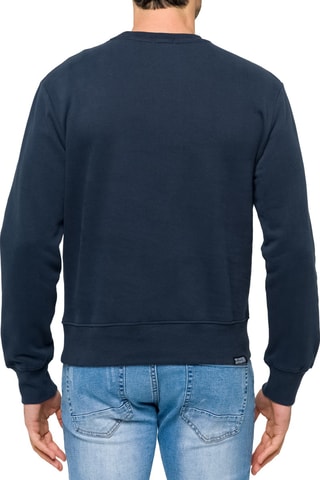 Sweat - Bleu marine et orange