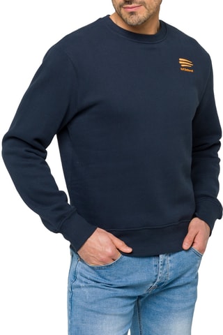 Sweat - Bleu marine et orange