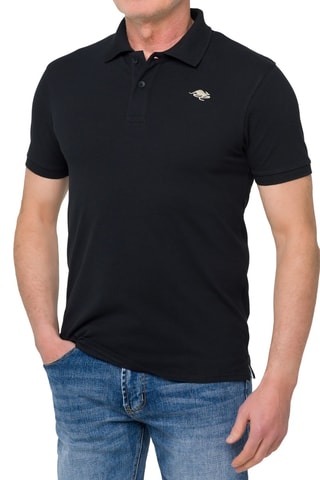 Polo regular Stoney - Beige et noir