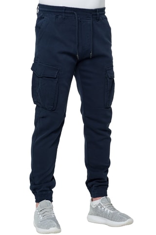 Pantalon cargo - Bleu marine