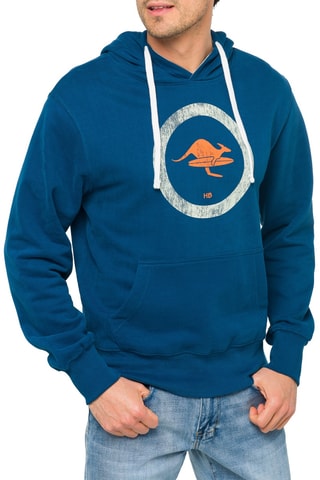 Sweat à capuche - Bleu