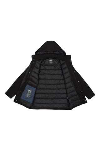 Manteau regular à capuche Nusakan - Noir