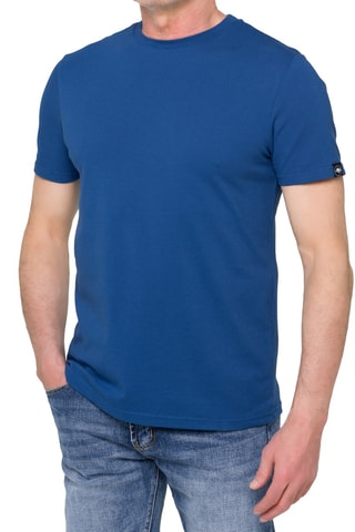 T-shirt regular Pangai piquet - Bleu clair