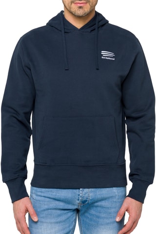 Sweat à capuche - Bleu marine et beige