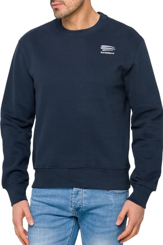Sweat - Bleu marine et beige