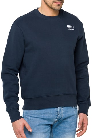 Sweat - Bleu marine et beige