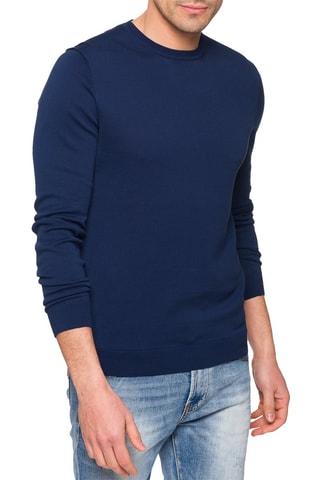 Pull regular Lembar - Bleu marine