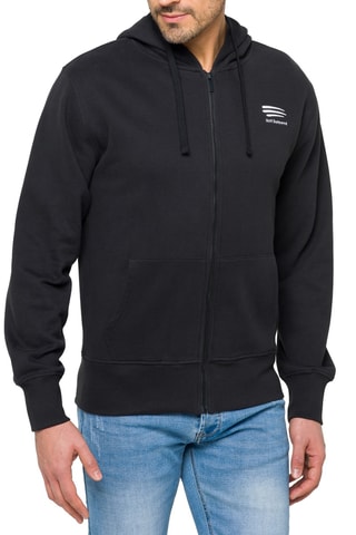 Sweat regular à capuche Waisai - Beige et noir