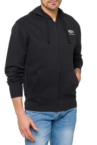 Sweat regular à capuche Waisai - Beige et noir