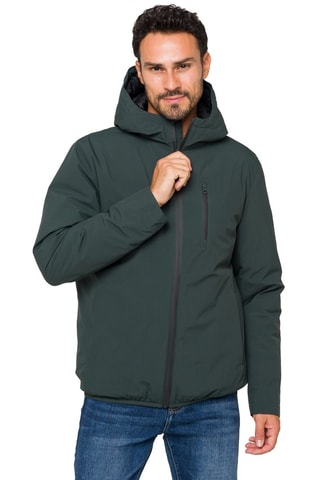 Blouson à capuche Havelok - Noir et vert