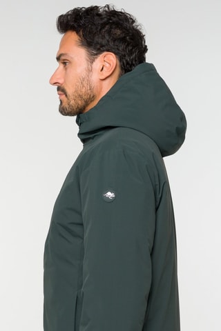 Blouson à capuche Havelok - Noir et vert