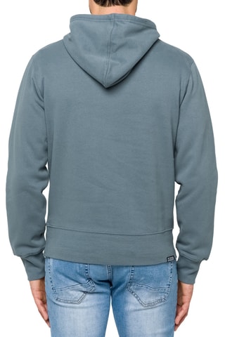 Sweat regular à capuche Waisai - Beige et bleu