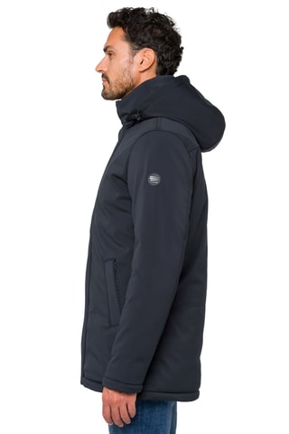Manteau regular à capuche Nusakan - Gris