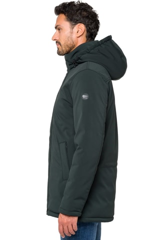 Manteau regular à capuche Nusakan - Vert