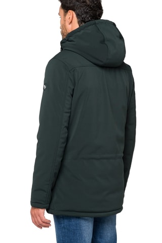 Manteau regular à capuche Nusakan - Vert
