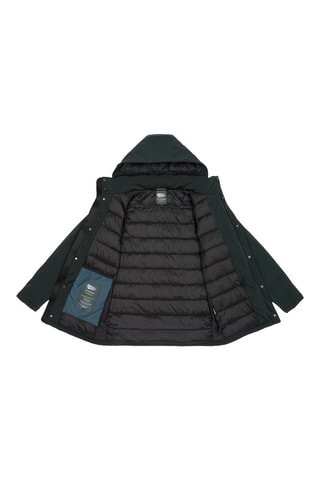 Manteau regular à capuche Nusakan - Vert